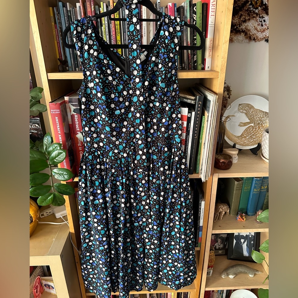 Colourful polka dot dress